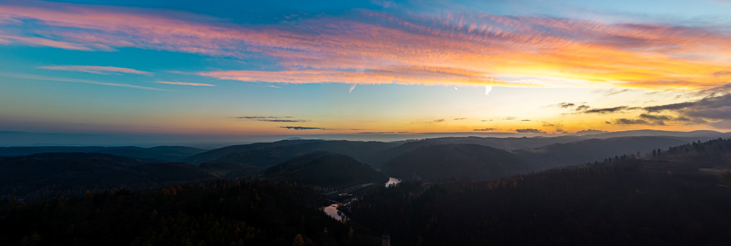 Panorama of Zagórze Śląskie