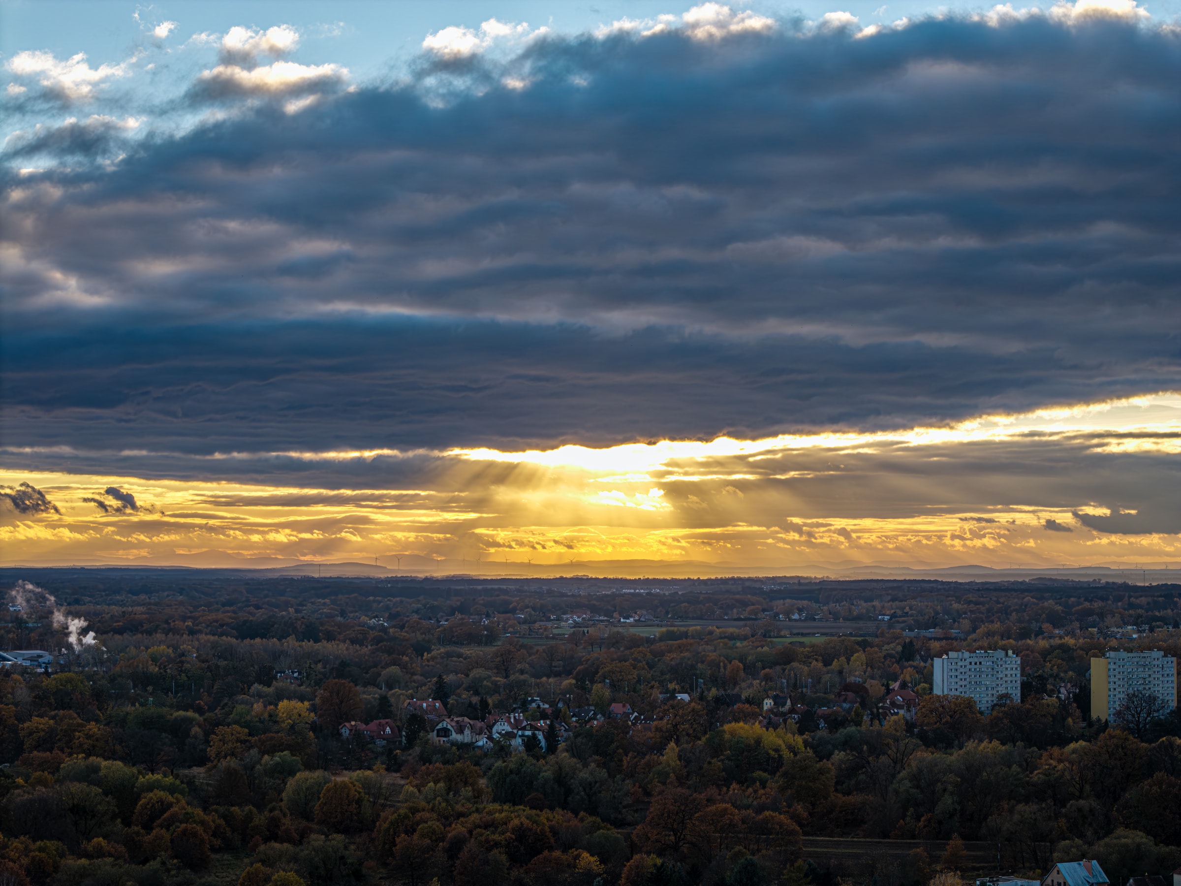 autumn sunsete